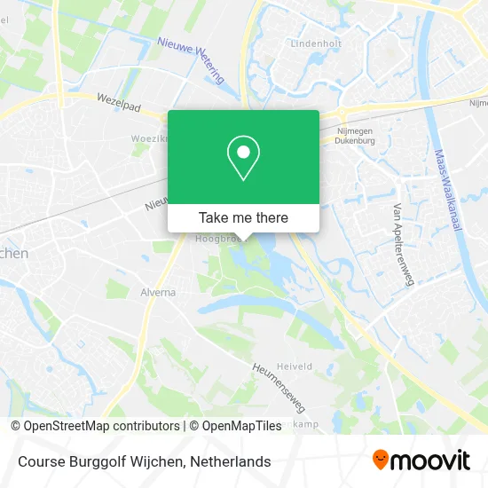 Course Burggolf Wijchen Karte