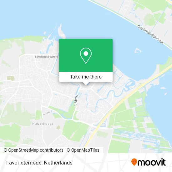 Favorietemode map