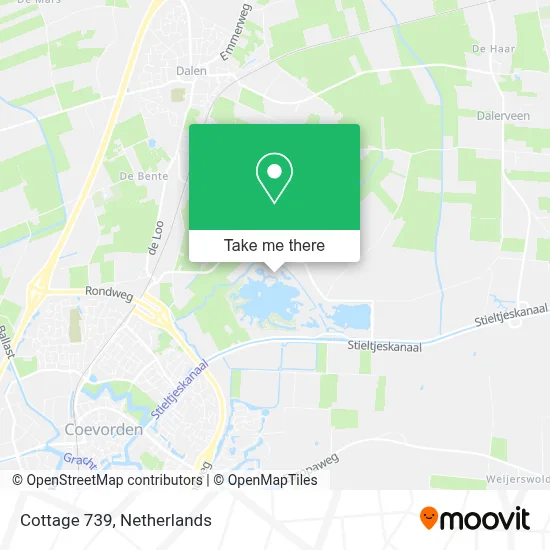 Cottage 739 map