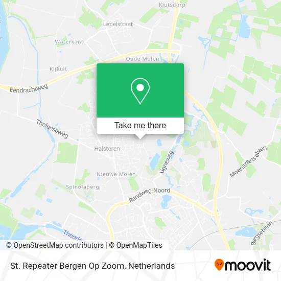 St. Repeater Bergen Op Zoom map