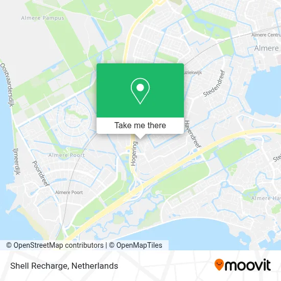 Shell Recharge map