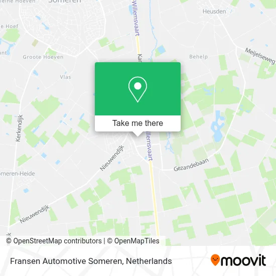 Fransen Automotive Someren map