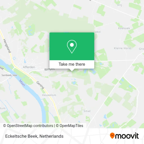 Eckeltsche Beek map