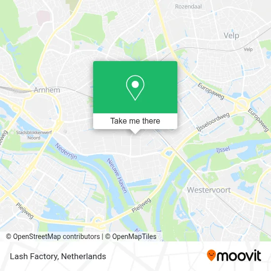 Lash Factory map