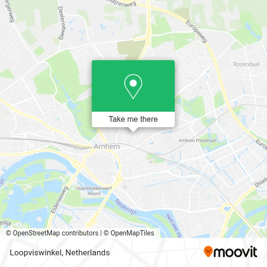 Loopviswinkel Karte