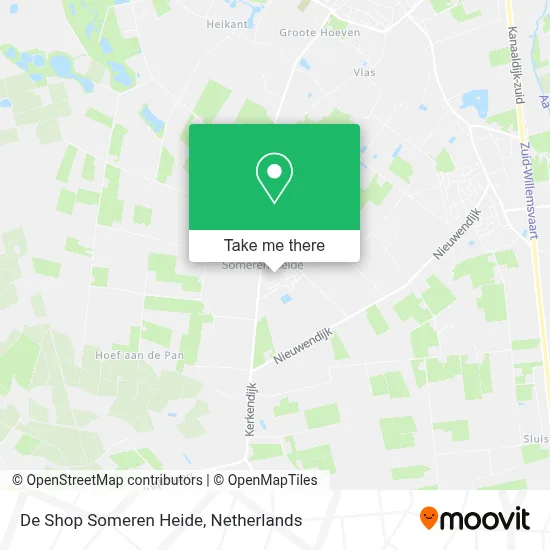 De Shop Someren Heide map