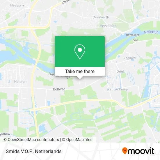 Smids V.O.F. map