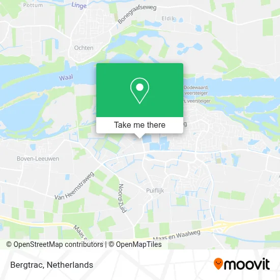 Bergtrac map