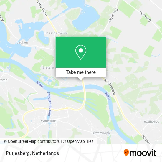 Putjesberg map