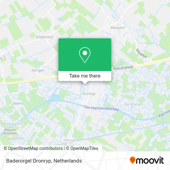 Baderorgel Dronryp map