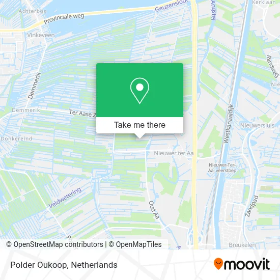 Polder Oukoop map