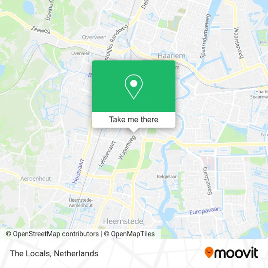 The Locals map