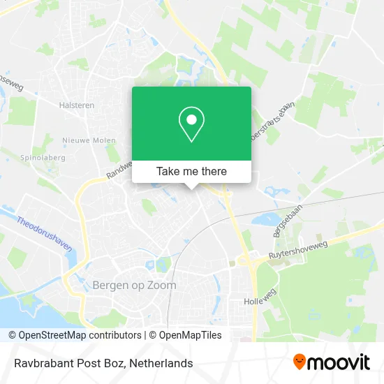 Ravbrabant Post Boz Karte