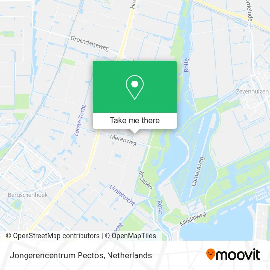 Jongerencentrum Pectos map