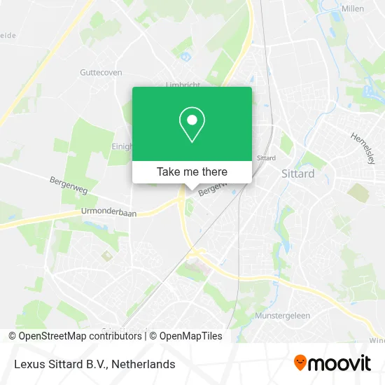Lexus Sittard B.V. map