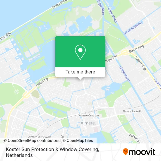 Koster Sun Protection & Window Covering map