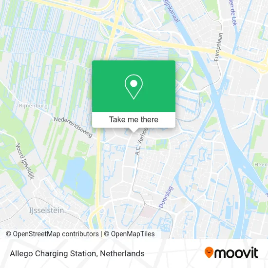 Allego Charging Station map