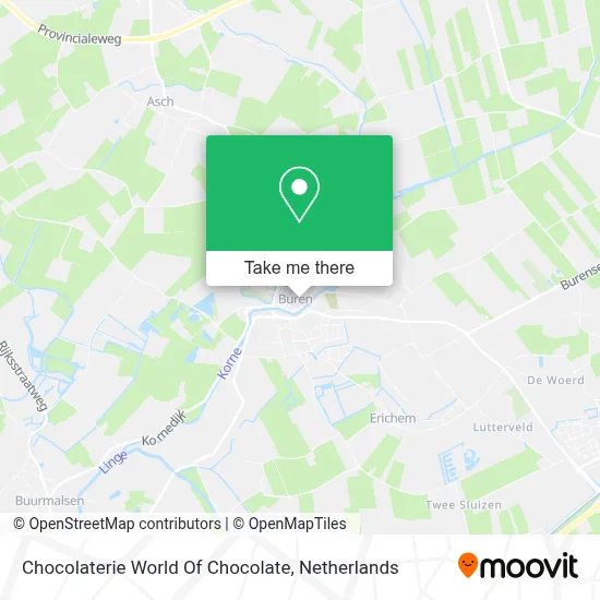 Chocolaterie World Of Chocolate map