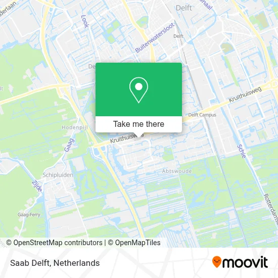Saab Delft map