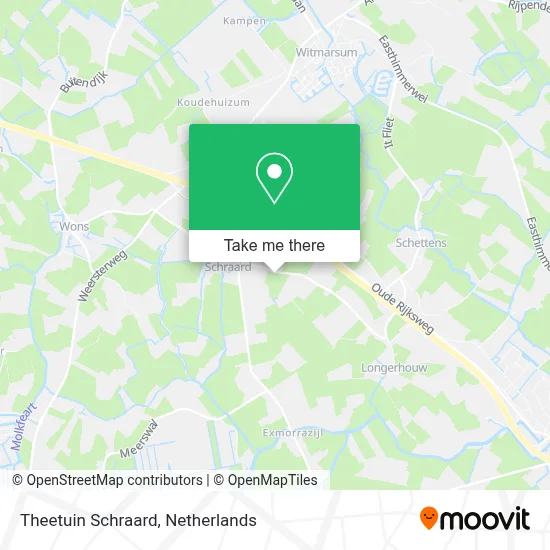 Theetuin Schraard map