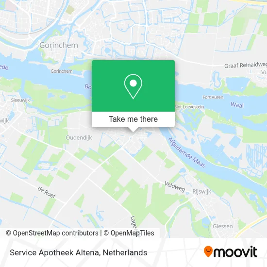 Service Apotheek Altena map