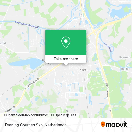 Evening Courses Sko map