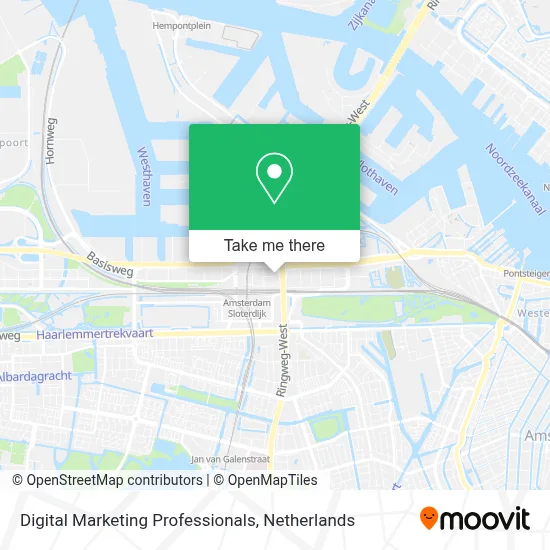 Digital Marketing Professionals map