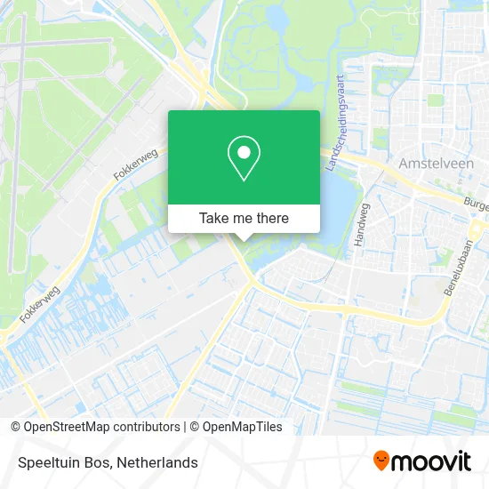 Speeltuin Bos map
