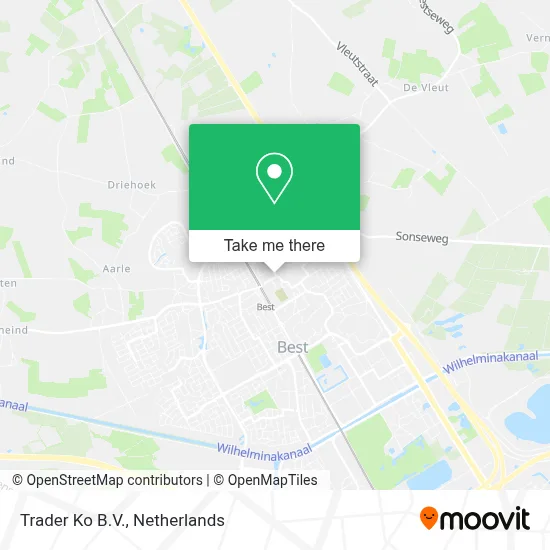 Trader Ko B.V. map