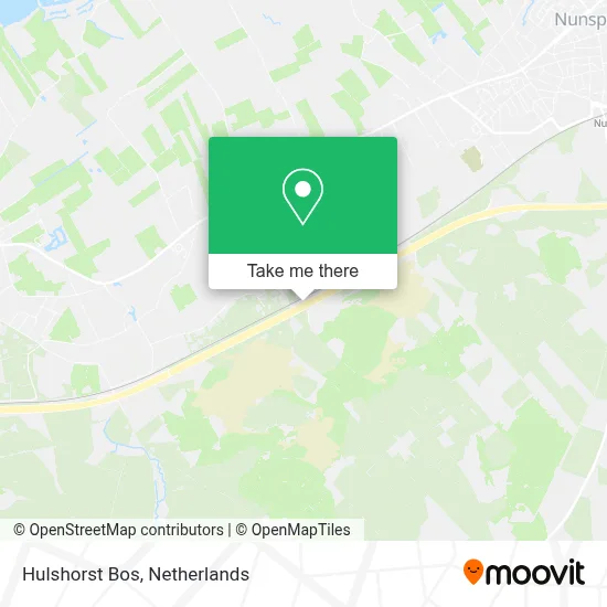 Hulshorst Bos map