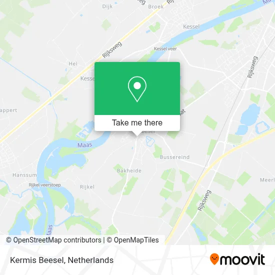 Kermis Beesel map