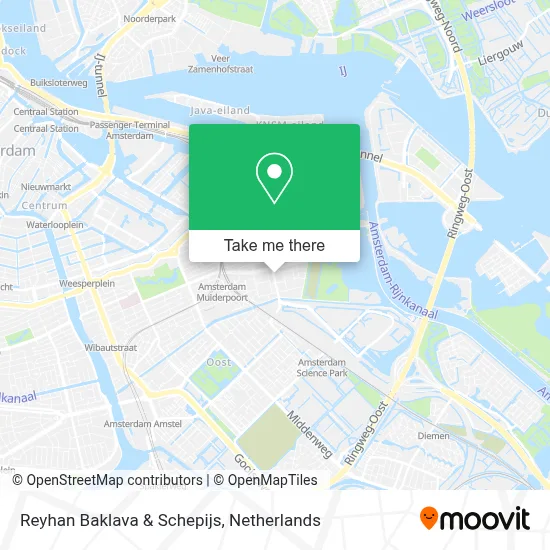 Reyhan Baklava & Schepijs map