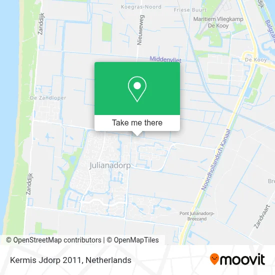 Kermis Jdorp 2011 map