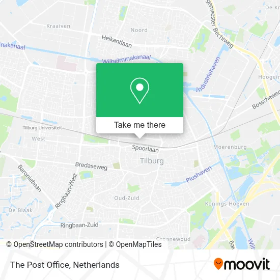 The Post Office map