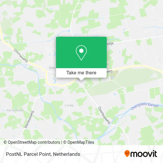Postnl Pakketpunt map