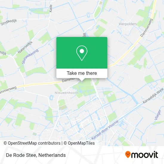 De Rode Stee Karte