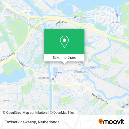 Taxiserviceweesp map