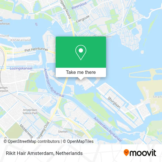 Rikit Hair Amsterdam Karte