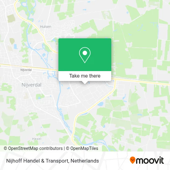 Nijhoff Handel & Transport map