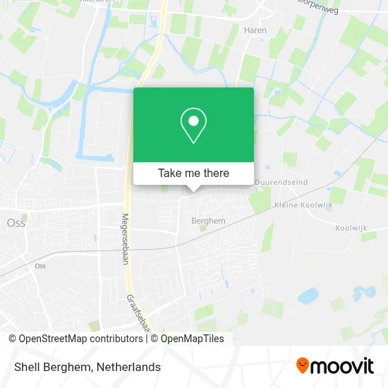 Shell Berghem map