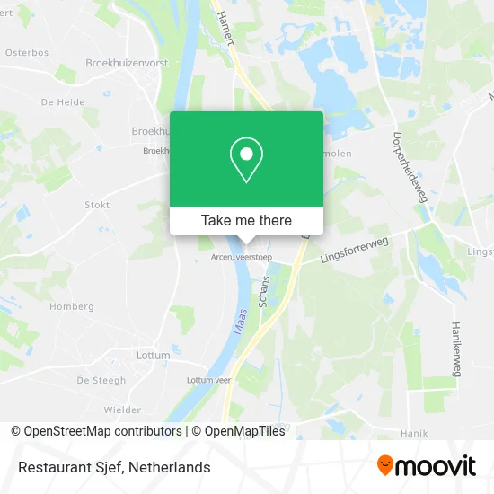 Restaurant Sjef map