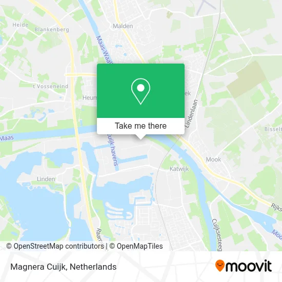 Magnera Cuijk map