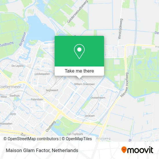 Maison Glam Factor map