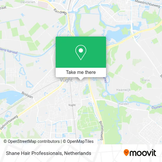 Shane Hair Professionals map