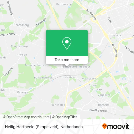 Heilig Hartbeeld (Simpelveld) map