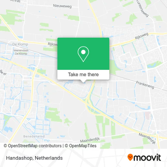 Handashop map