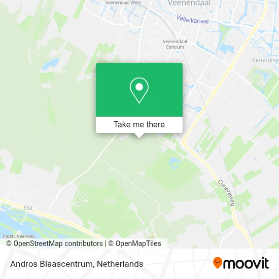 Andros Blaascentrum map