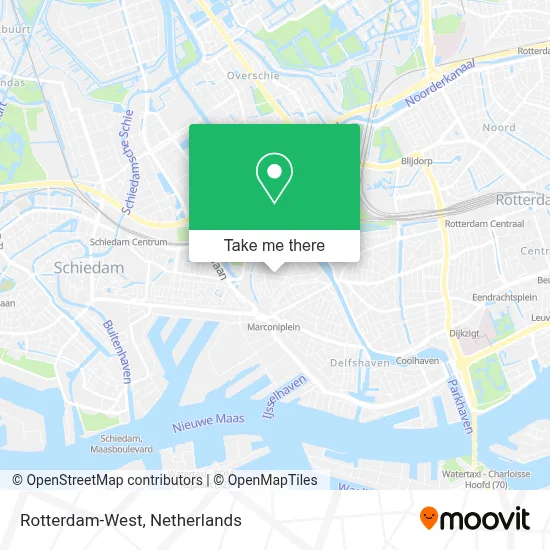 Rotterdam-West map