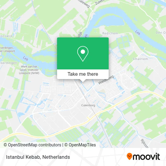 Istanbul Kebab map