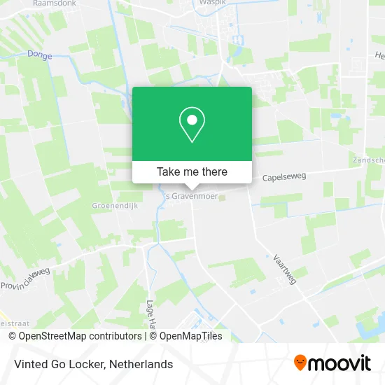 Vinted Go Locker map